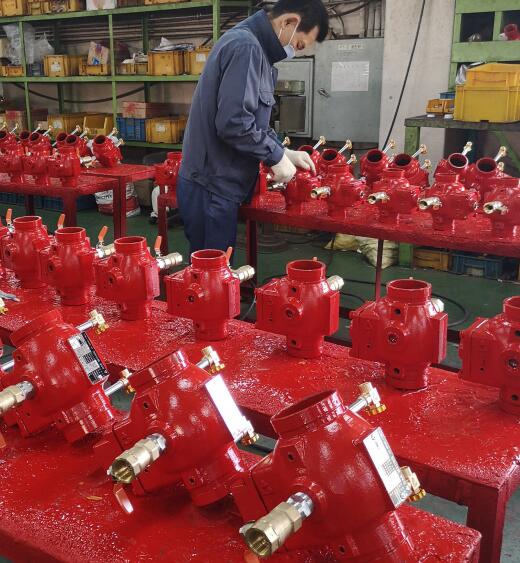 测试排水阀安装